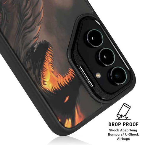 LA Williams Belial Dragon by LA Williams Galaxy S25 Kickstand Case